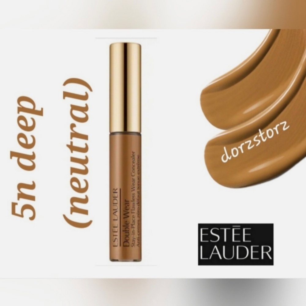 Estee Lauder Lauder Double Wear Radiant Concealer 5N Deep Neutral .34 oz NIB